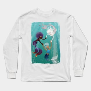 Three Mermaids Long Sleeve T-Shirt